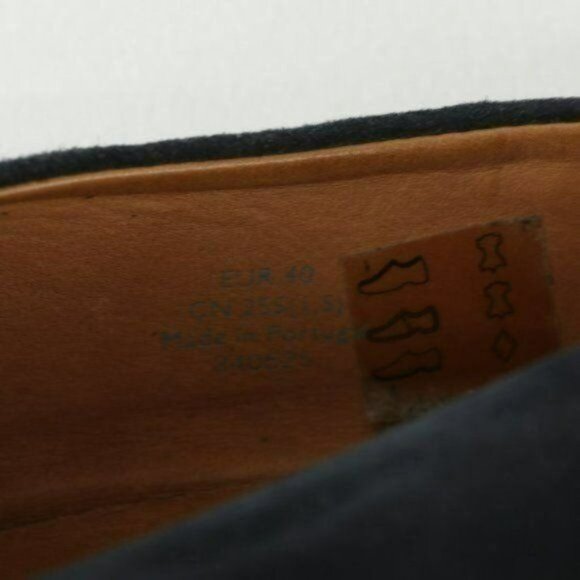 COS Women's Size 40 Blue White Suede Slip On Platform Sneakers - Picture 10 of 10